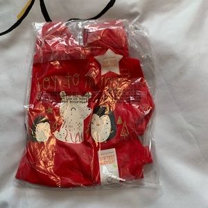 Joy to the world red long sleeve T-shirt 18m